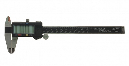 Штангенциркуль с цифровым дисплеем, диапазон 
измерений 150мм. JTC-3474